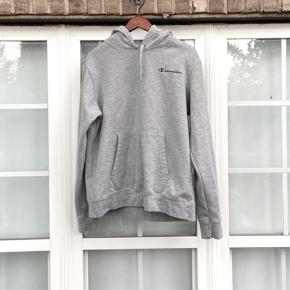 Grey Champion Hoodie
Size: Medium